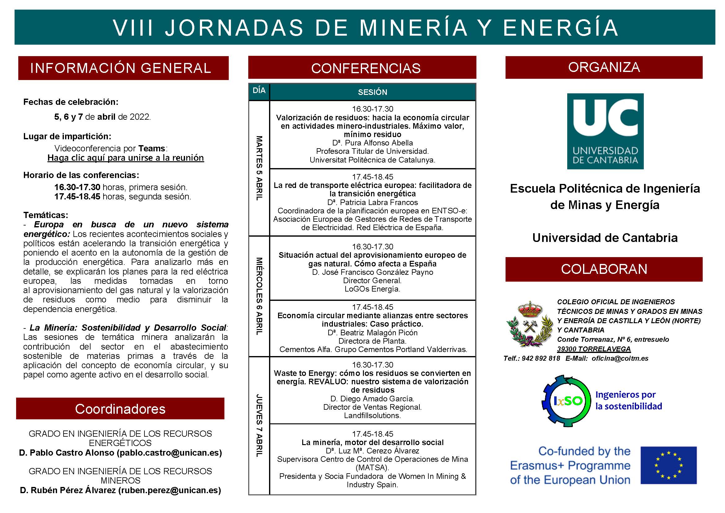 VIII Jornadas de Minería y Energía