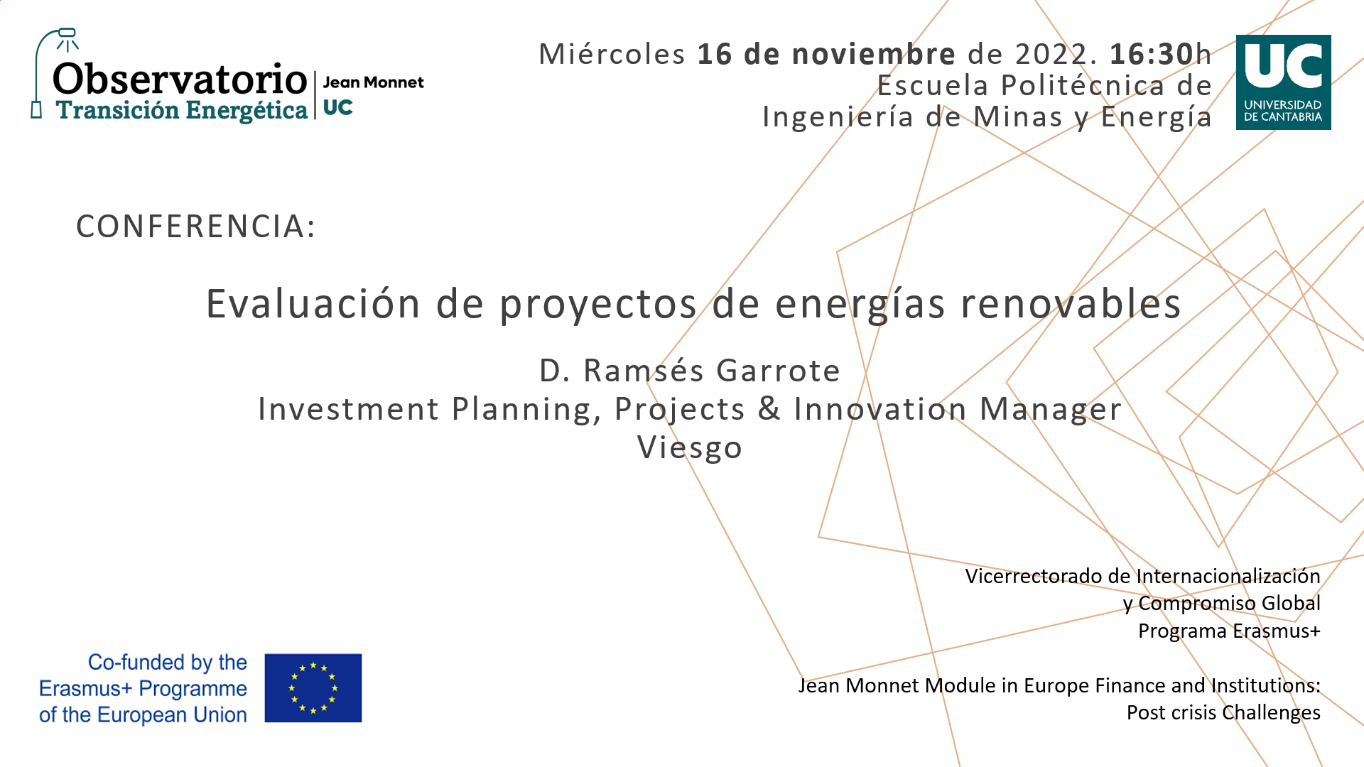 Evaluación de proyectos de energías renovables – Ramsés Garrote